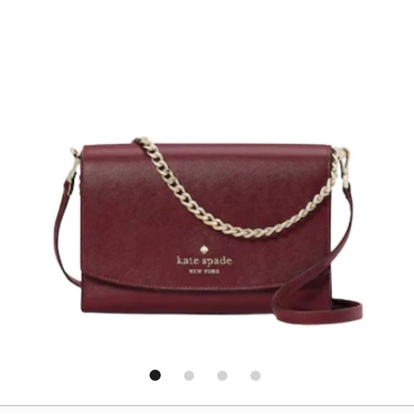 NWOT Maroon, Kate Spade New York

CARSON CONVERTIBLE CROSSBODY - Picture 1 of 13
